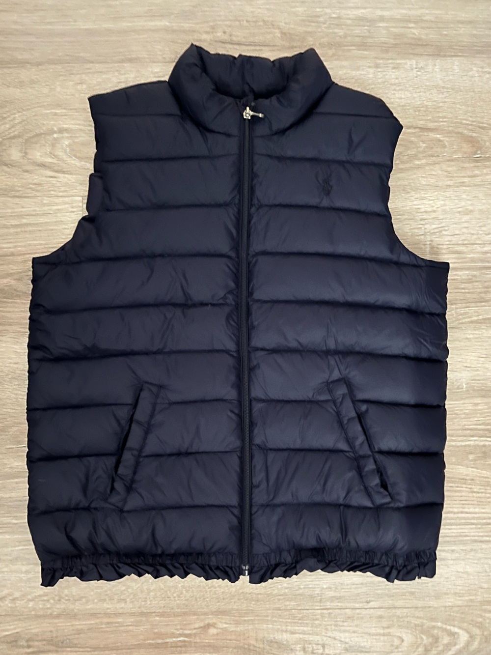 Polo by Ralph Lauren Kid’s Quilted Puffer Down Vest Navy Blue - Size XL